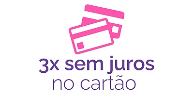 3x sem juros no cartão