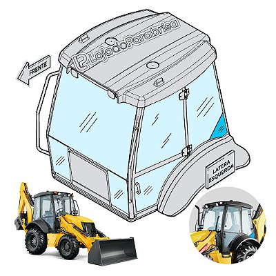 Vidro Inferior Traseiro Esquerdo LB90 B90B B95B B110 - 85801631