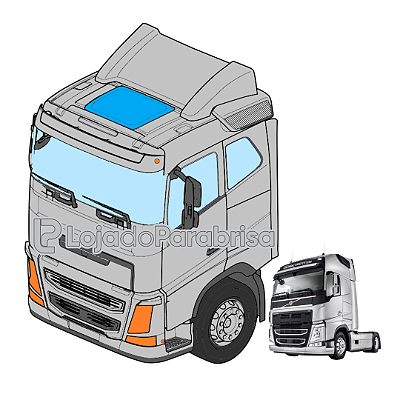 Vidro do Teto Caminhão Volvo FH4 A partir de 2015 - 21325001