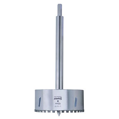 Serra Copo Diamantada 3.15/16'' 100MM com Haste 150MM DE100M Starrett