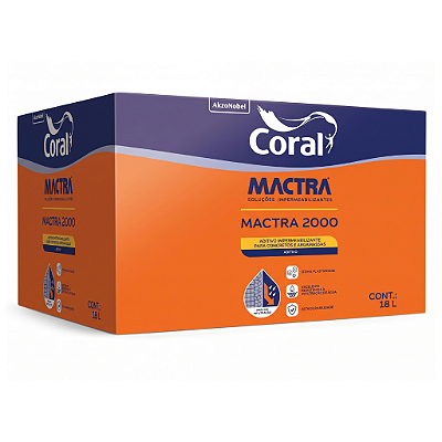Impermeabilizante para Argamassa e Concreto Mactra 2000 18L Mactra 465936