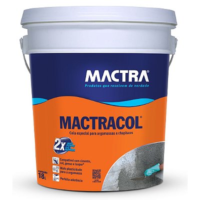 Aditivo para Chapiscos e Argamassa Mactracol 18L Mactra