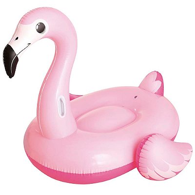 Boia Inflável Flamingo Tamanho G Rosa Mor