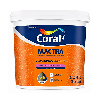 Impermeabilizante Vedbem Trinca 1,2KG Mactra 405000