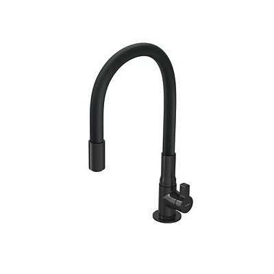 Torneira para Cozinha de Bancada Flex Hydramotion Preta Hydra