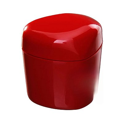 Porta cotonetes Plástico de Mesa Bordô KBB1/PC Astra