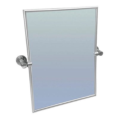 Espelho Moldura de Alumínio Articulado 41x42 cm 24903 - Sicmol