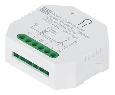 Interruptor Smart WEG Relé para Controle de Persianas, Wi-Fi + RF, Alexa e Google Assistente 15718936 - Weg