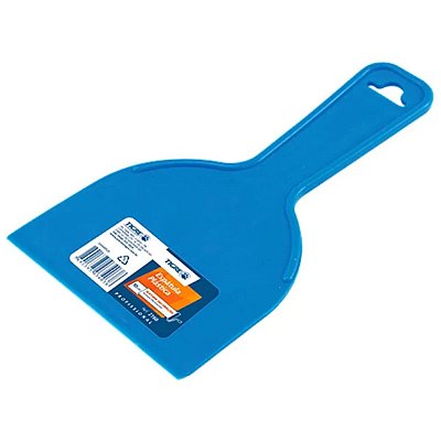 Espátula Plástica Lisa Profissional 8CM Tigre