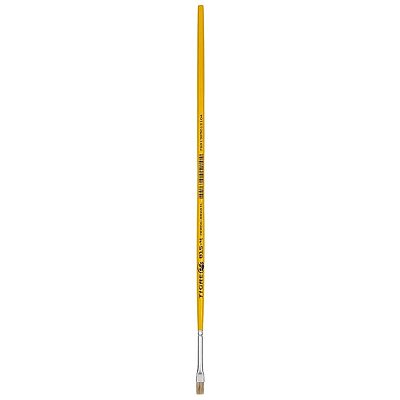 Pincel Chato N°04 Cerda Natural 815 Tigre