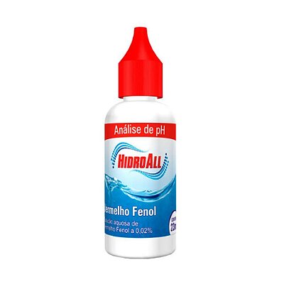 Solução Para Piscina Vermelho de Fenol 20ml - Hidroall