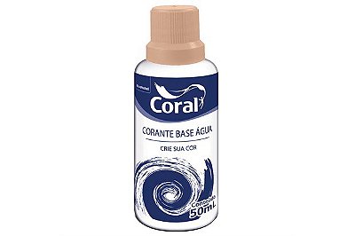 Corante Líquido à Base de Água Castanho 50ml - Coral