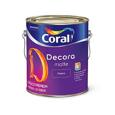 Tinta Acrílica Premium Decora Fosca Branco 3,6L - Coral