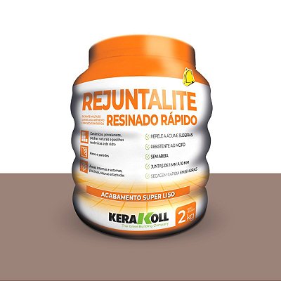 Rejunte Rejuntalite Resinado Café 2KG Kerakoll
