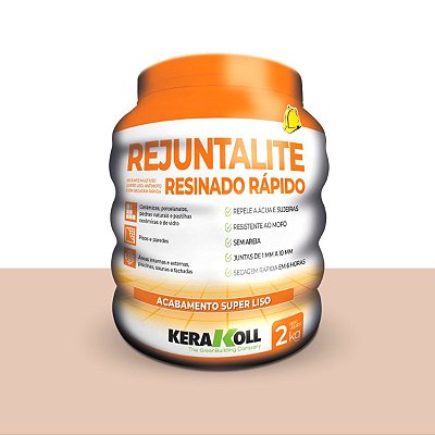 Rejunte Rejuntalite Resinado Champagne 2KG Kerakoll