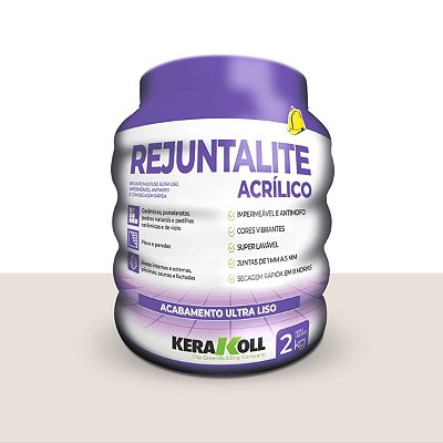 Rejunte Rejuntalite Acrílico Silver 2KG Kerakoll