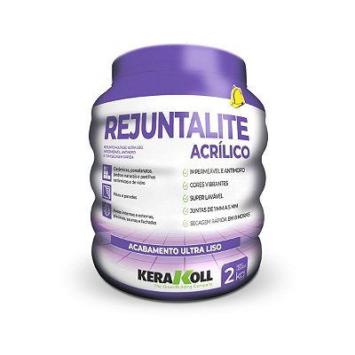 Rejunte Rejuntalite Acrílico Branco 2KG Kerakoll