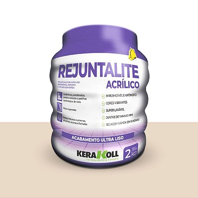 Rejunte Rejuntalite Acrílico Bege 2KG Kerakoll