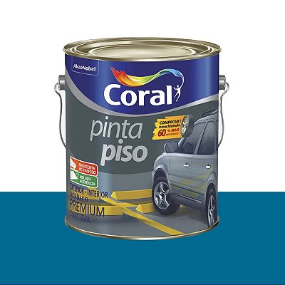 Tinta Pinta Piso Premium Fosco Azul 3,6L - Coral