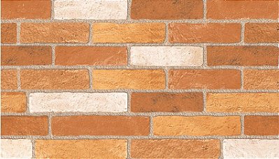 Revestimento Realce Cêramica Brick Rustic 31x56 HD3268 Cx. 2m² Cristofoletti