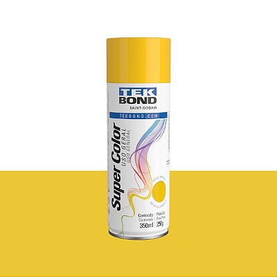 Tinta Spray Uso Geral Amarelo 350ml Tekbond