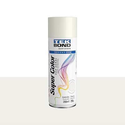 Tinta Spray Uso Geral Branco Brilhante 350ml Tekbond
