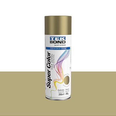 Tinta Spray Uso Geral Dourado 350ml Tekbond