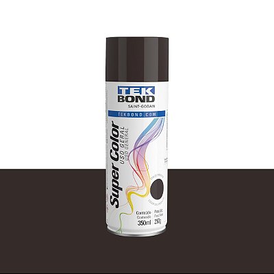 Tinta Spray Uso Geral Marrom 350ml Tekbond