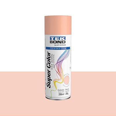 Tinta Spray Uso Geral Rosa 350ml Tekbond