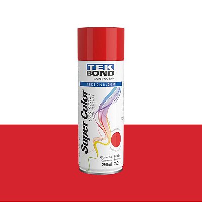 Tinta Spray Uso Geral Vermelho 350ml Tekbond