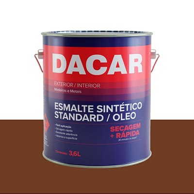 Esmalte Sintético Standard Exteriores e Interiores 115-020 Tabaco 3,6L Dacar