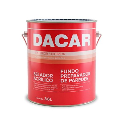 Selador Acrílico Pigmentado 3,6L Dacar