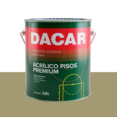 Tinta Acrílico Pisos Premium 550-026 Concreto 3,6L Dacar