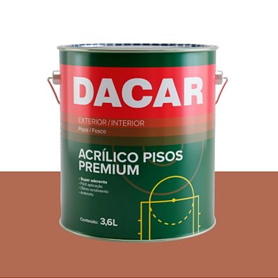 Tinta Acrílico Pisos Premium 550-029 Cerâmica 3,6L Dacar