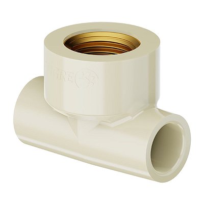 Tê de Transição CPVC Aquatherm 22x1/2" 22851810 Tigre