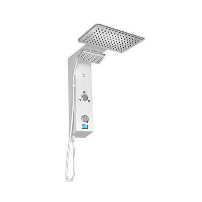 Chuveiro Multitemperatura Hydra Falls Digital Branco 7700W 220V Hydra