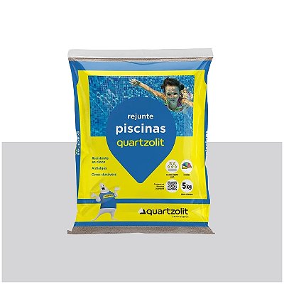 Rejunte Piscinas 5KG Cinza Platina Quartzolit 920527