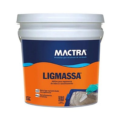 Aditivo para Argamassa Ligmassa 3,6L Mactra