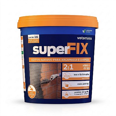 Aditivo de Aderência para Argamassas e Chapiscos SuperFIX 3,6L Votoran 336124