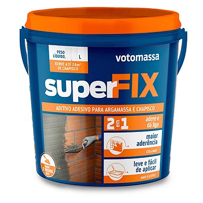 Aditivo de Aderência para Argamassas e Chapiscos SuperFIX 18L Votoran