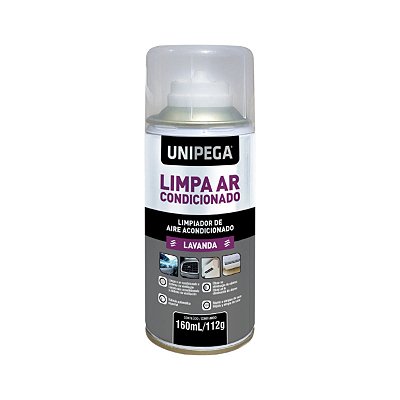 Limpa Ar Condicionado Lavanda lt 160ml/112g Unipega