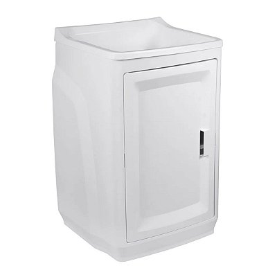 Gabinete para Lavanderia com Tanque GTQ0 Branco Astra