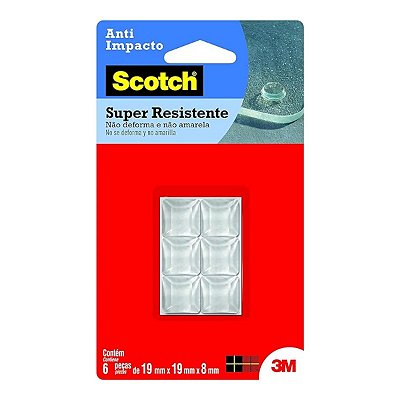 Anti Impacto Piramidal com 6 Unidades Scotch-Brite 3M