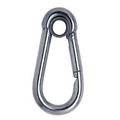 Mosquetão com Trava Simples e Olhal 5x50MM 013299213 Carbografite