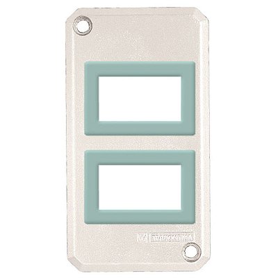 Tampa 1" 2 Postos para Condulete Modular Horizontal 56117047 Tramontina