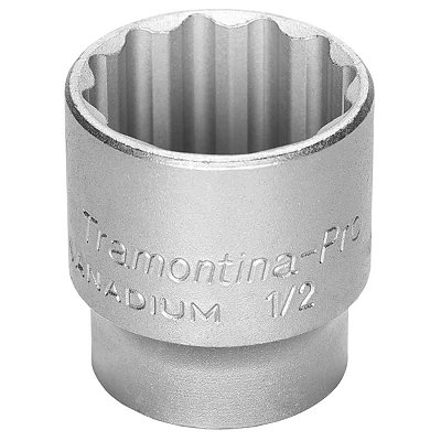 Soquete Estriado 28MM com Encaixe 1/2" 44833/128 Tramontina