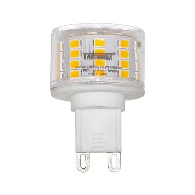 Lâmpada LED Compact 3,5W 2200K G9 Taschibra