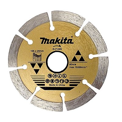 Disco Diamantado Seguimentado 105mm para Concreto D-71009 Makita