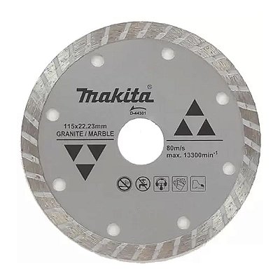Disco Diamantado 115mm para Marm/Gran Standard Turbo D44301 Makita