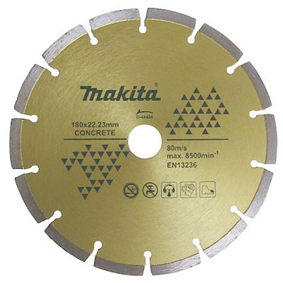 Disco Diamantado Standard 180MM para Concreto D44404 Makita